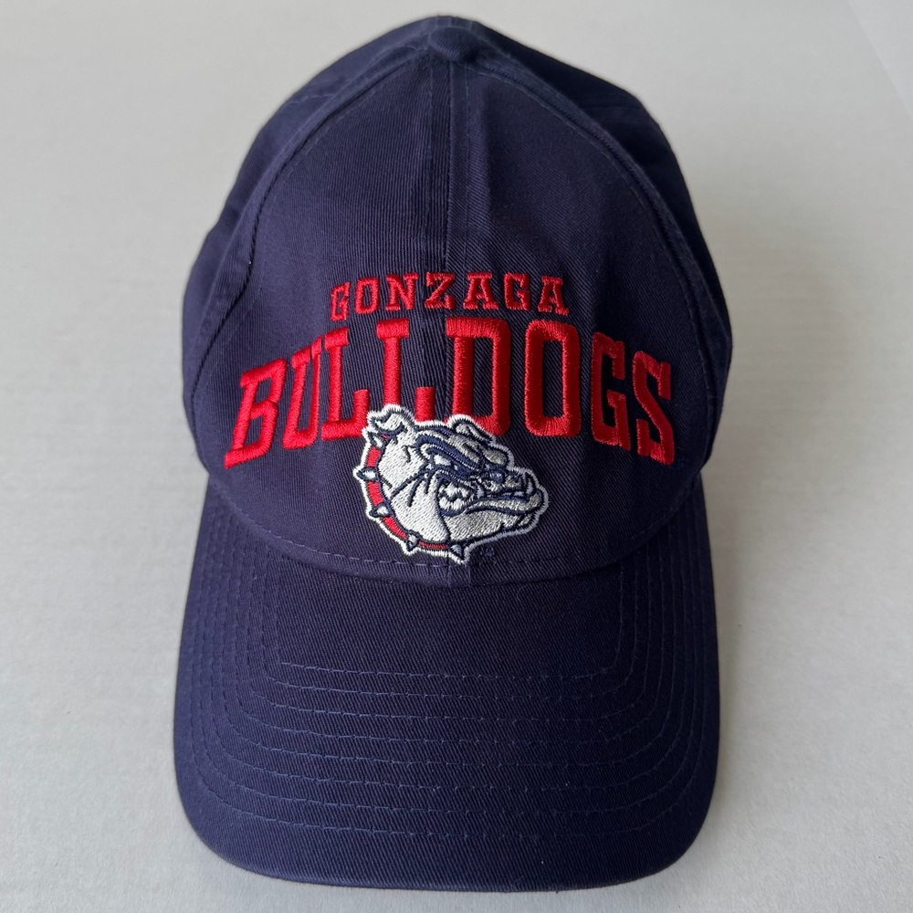 New Era Gonzaga Bulldogs 9TWENTY Adjustable Hat Navy Blue Embroidered Cap Mens